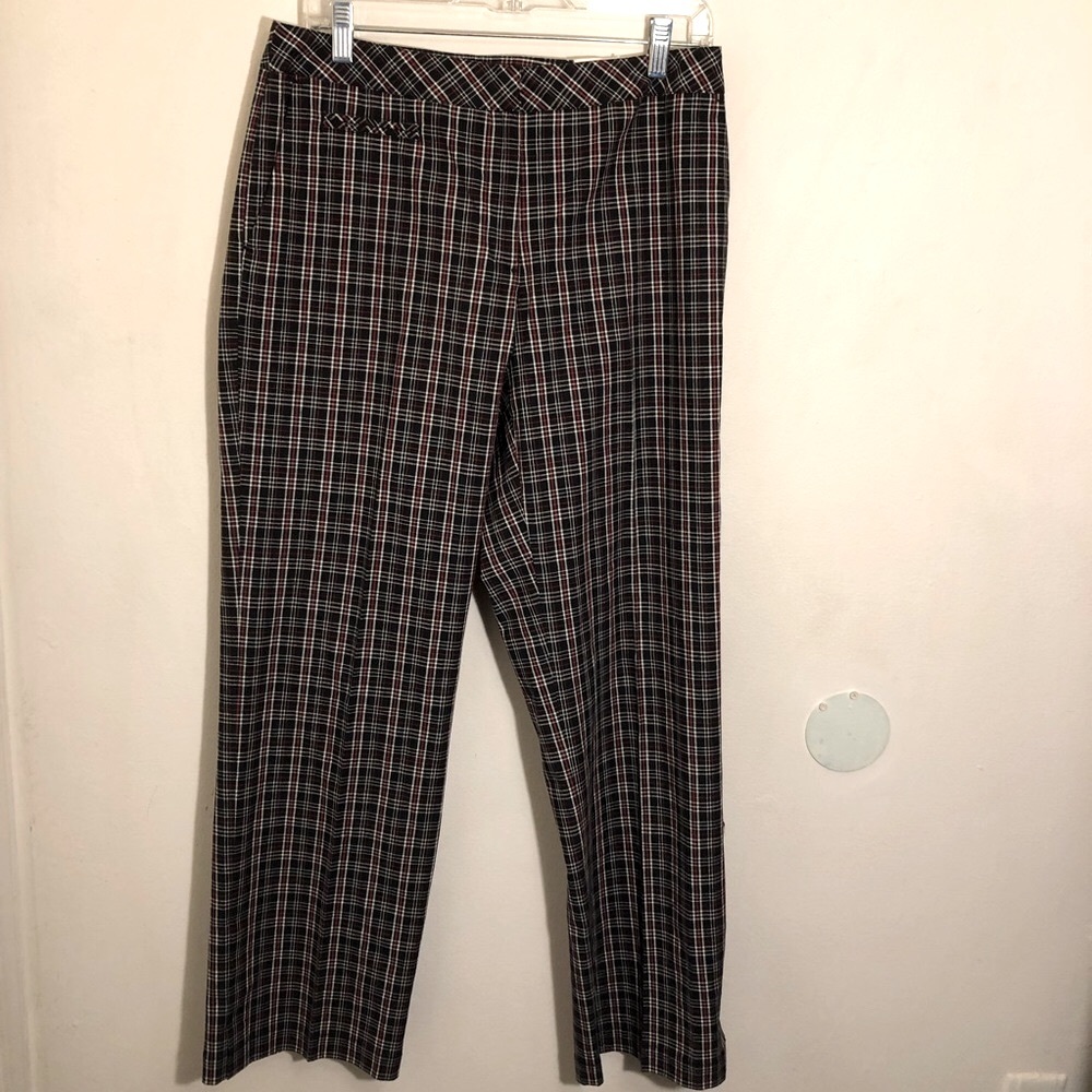 Womens Liz golf Audra straight leg Stripe pants
